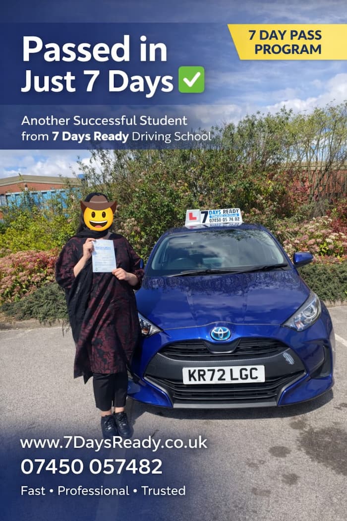 Student with pass certificate